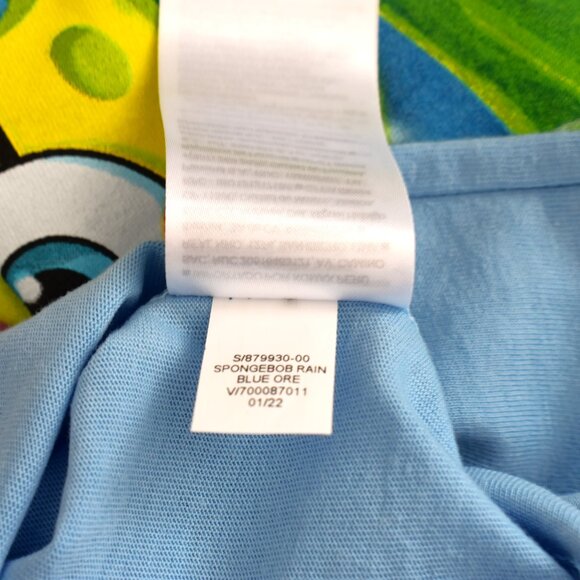 Unisex Old Navy Rainbow SpongeBob SquarePants Graphic T-Shirt SMALL Blue NEW - Picture 8 of 8